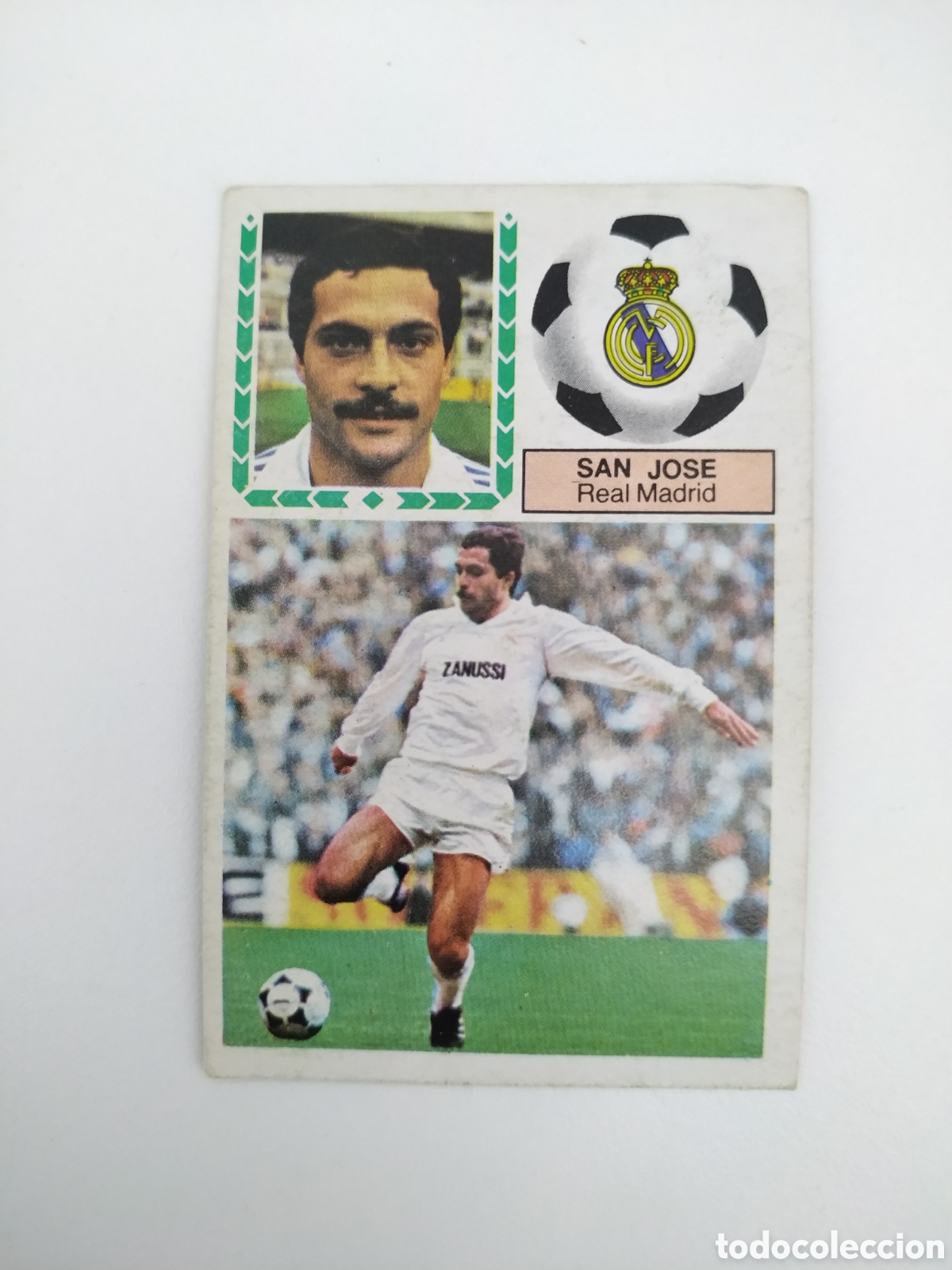 Cromos de Futebol: SAN JOSE REAL MADRID, EDICIONES ESTE 83 84 DESPEGADO