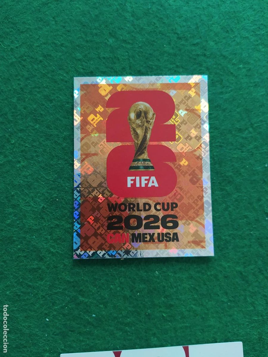 Football Stickers: OFFICIAL STICKER COLLECTION WORLD CUP MUNDIAL 2026 - FWC 6 EMBLEMA COLOR FUEGO