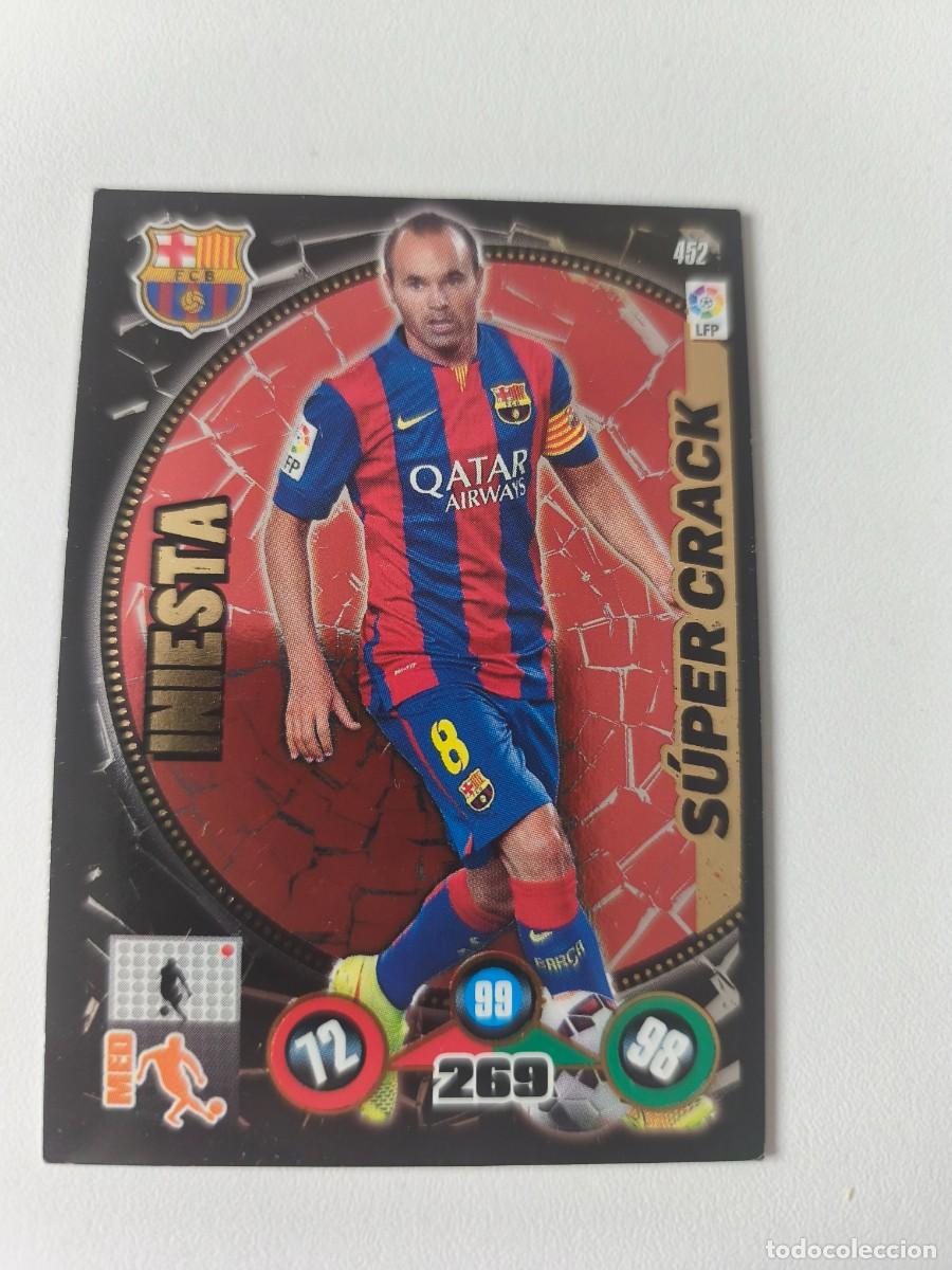 Cartes &agrave; collectionner de Football: ADRENALYN XL 2014 2015 14 15 INIESTA S&Uacute;PER CRACK 452 CRM1
