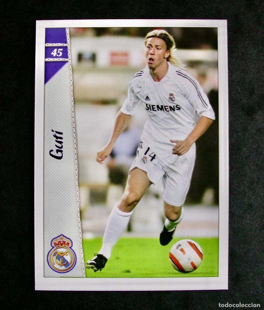 Cartes &agrave; collectionner de Football: 45 GUTI REAL MADRID / FICHAS DE LA LIGA 2006 2007 06 07 / MUNDICROMO