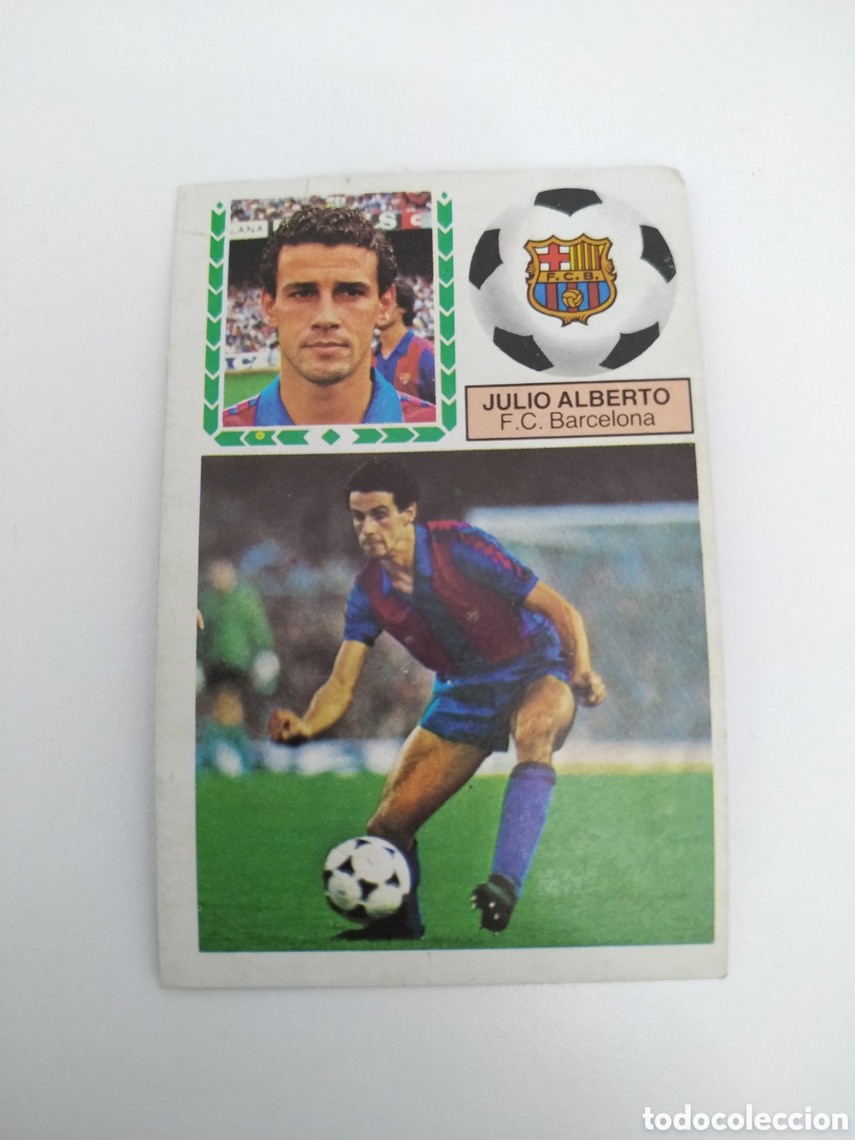 Figurine di Calcio: JULIO ALBERTO F. C. BARCELONA LIGA ESTE 83 84 RECUPERADO