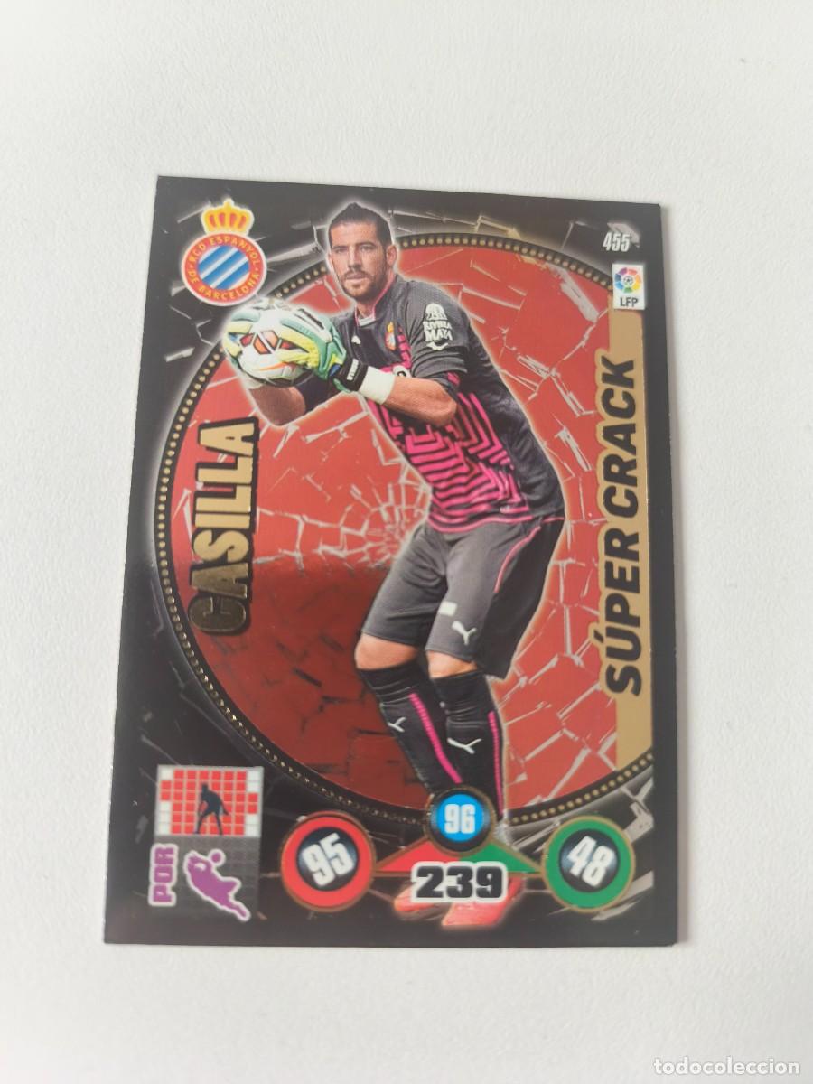 Cromos de F&uacute;tbol: ADRENALYN XL 2014 2015 14 15 CASILLA ESPA&Ntilde;OL SUPER CRACK 455 CRM1