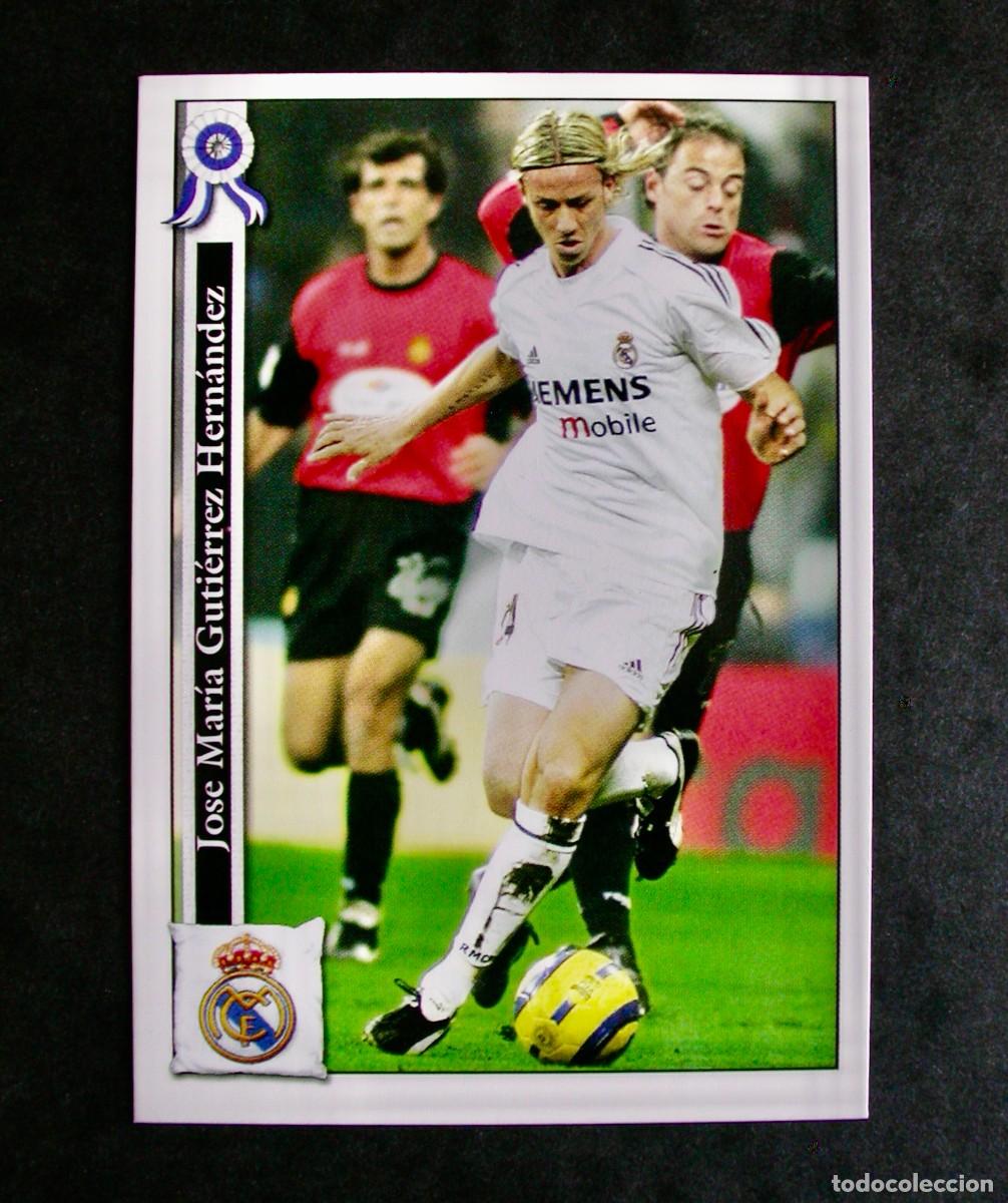 Cromos de F&uacute;tbol: 45 GUTI R. MADRID / FICHAS DE LA LIGA 2005 2006 05 06 / MUNDICROMO