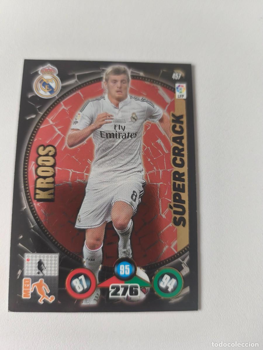 Cromos de F&uacute;tbol: ADRENALYN XL 2014 2015 14 15 KROOS REAL MADRID SUPER CRACK 457 CRM1