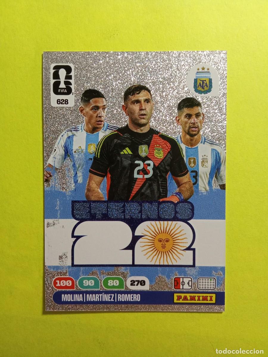 Cromos de F&uacute;tbol: CROMO ETERNOS 22 628 DEFENSAS ARGENTINA FIFA WORLD CUP 26 MUNDIAL 2026