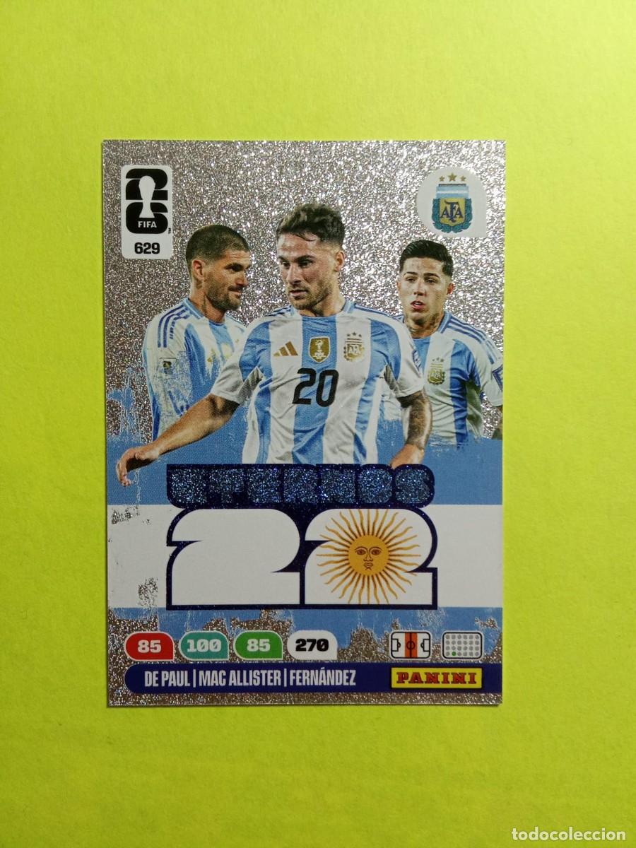 Cromos de F&uacute;tbol: CROMO ETERNOS 22 629 CENTROCAMPISTAS ARGENTINA FIFA WORLD CUP 26 MUNDIAL 2026