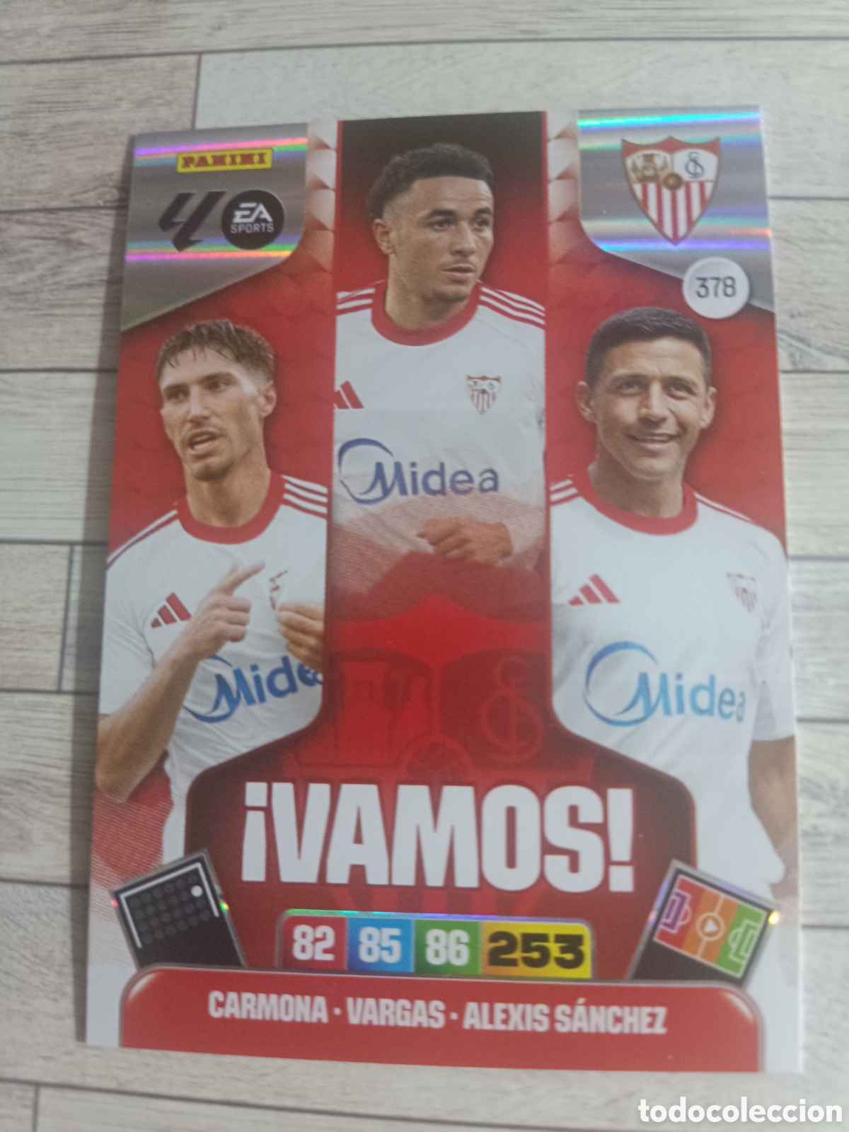 Cromos de F&uacute;tbol: 378 VAMOS! SEVILLA ADRENALYN XL LIGA 2025 2026 PANINI 25 26