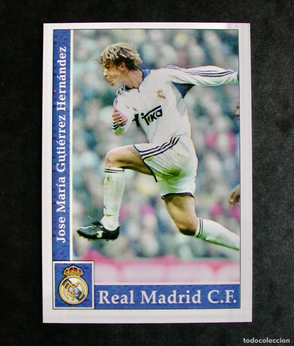 Cromos de F&uacute;tbol: N&ordm; 15 GUTI DEL R. MADRID DE LAS FICHAS DE LA LIGA 2001 2002 DE MUNDICROMO
