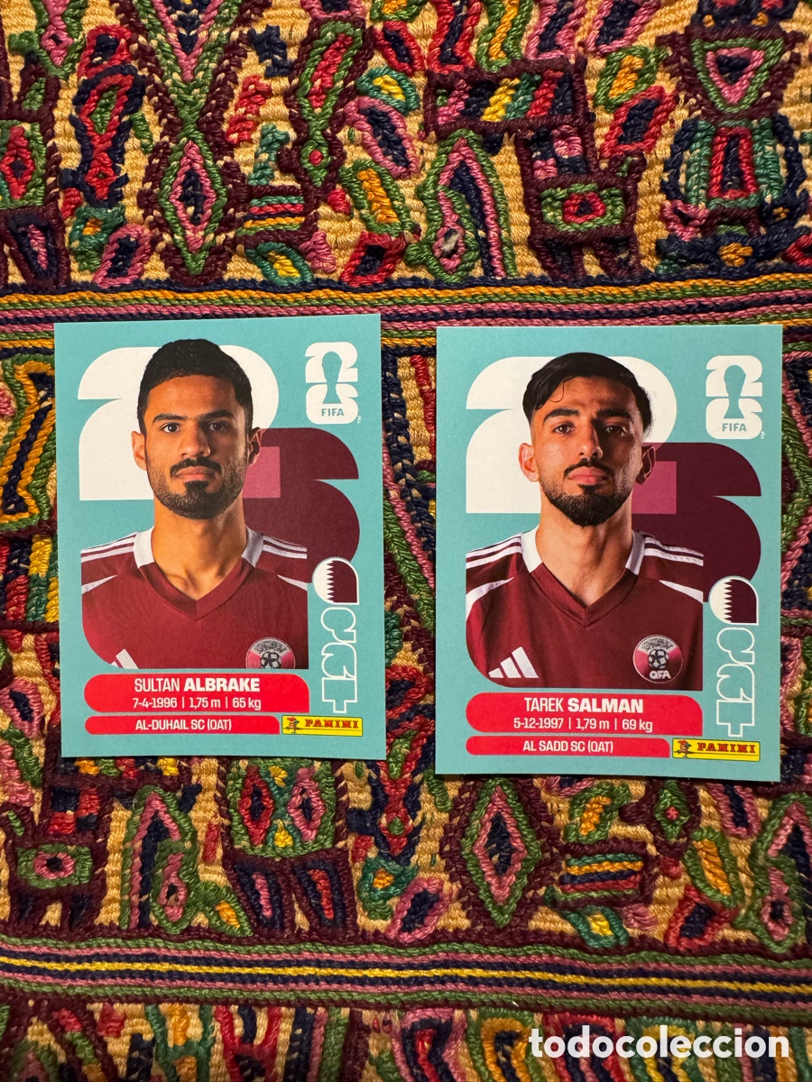 Cromos de F&uacute;tbol: Panini 2026 World Cup Qatar 2 cromos