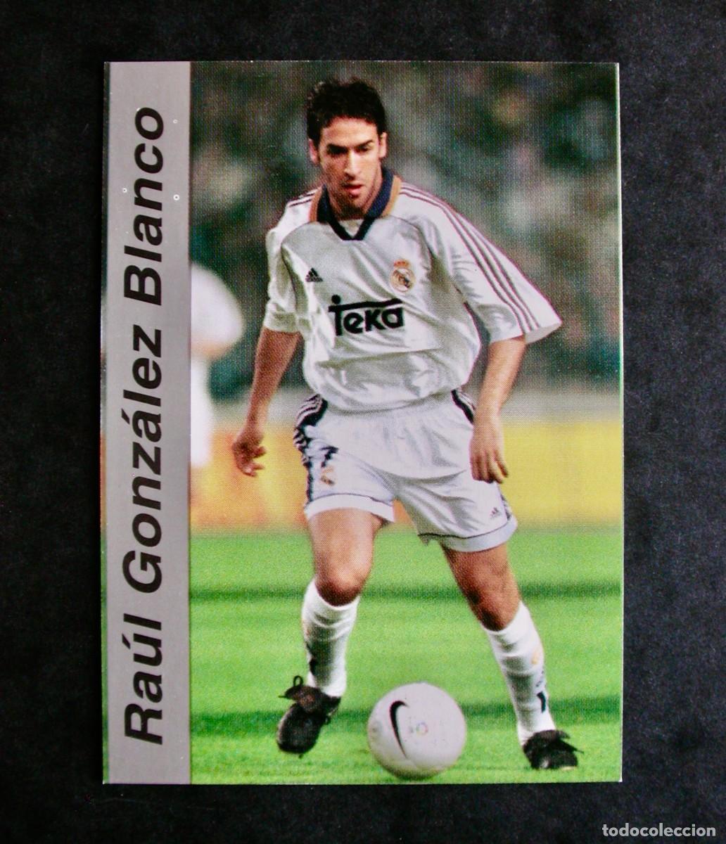 Cromos de F&uacute;tbol: N&ordm; 456 RA&Uacute;L DE LOS MEJORES DE LAS FICHAS DE LA LIGA 2000 2001 DE MUNDICROMO