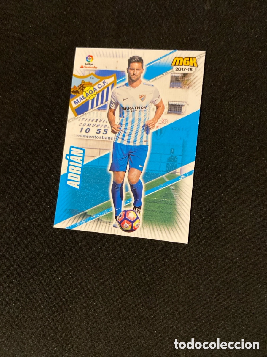 Cromos de F&uacute;tbol: ADRIAN 418 (M&Aacute;LAGA) MEGA