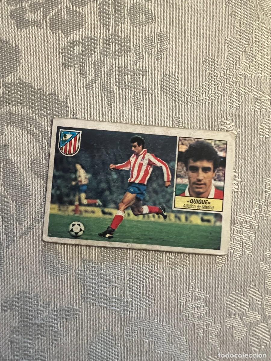 Cromos de F&uacute;tbol: QUIQUE AT MADRID NUNCA PEGADO LIGA ESTE 1984/85 84 85