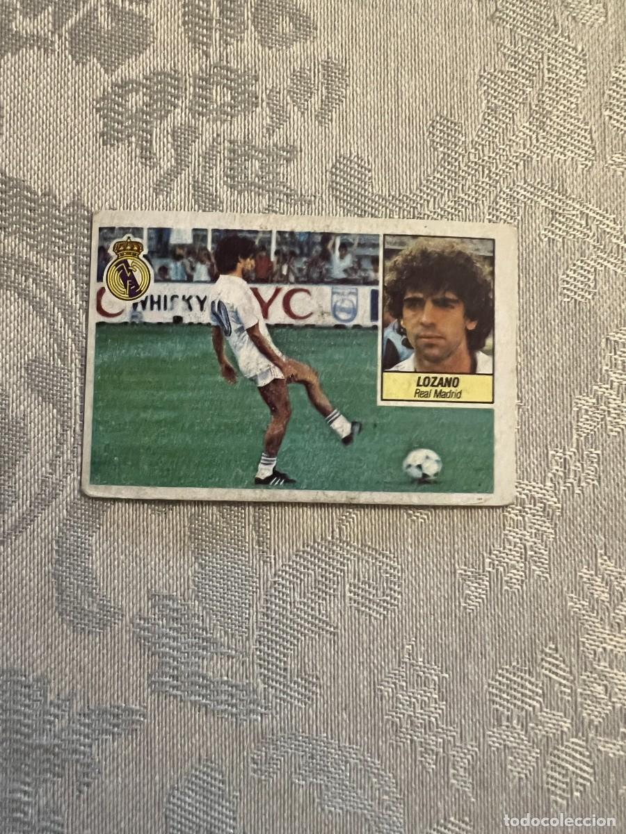 Cromos de F&uacute;tbol: LOZANO REAL MADRID NUNCA PEGADO LIGA ESTE 1984/85 84 85