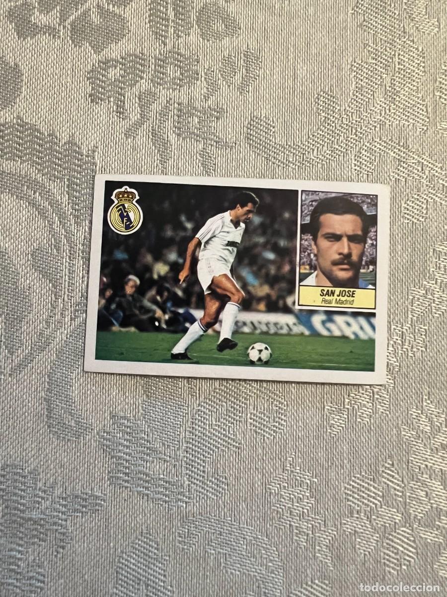 Cromos de F&uacute;tbol: SAN JOS&Eacute; REAL MADRID REAL MADRID NUNCA PEGADO LIGA ESTE 1984/85 84 85