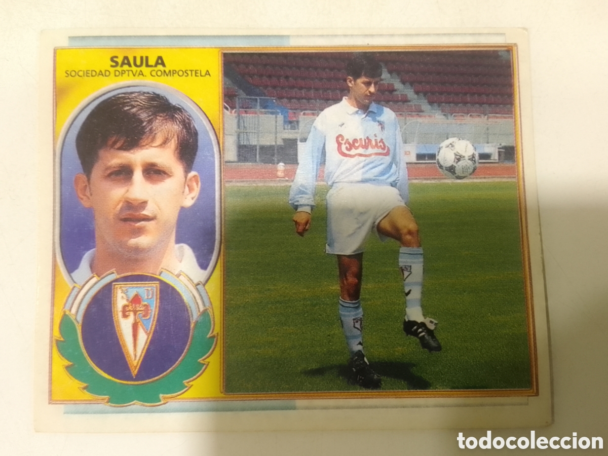 Cromos de F&uacute;tbol: Colecciones Este 96-97 Saula &bull; Compostela.