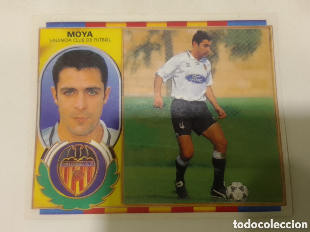 Cromos de F&uacute;tbol: Colecciones Este 96-97 Moya &bull; Valencia.