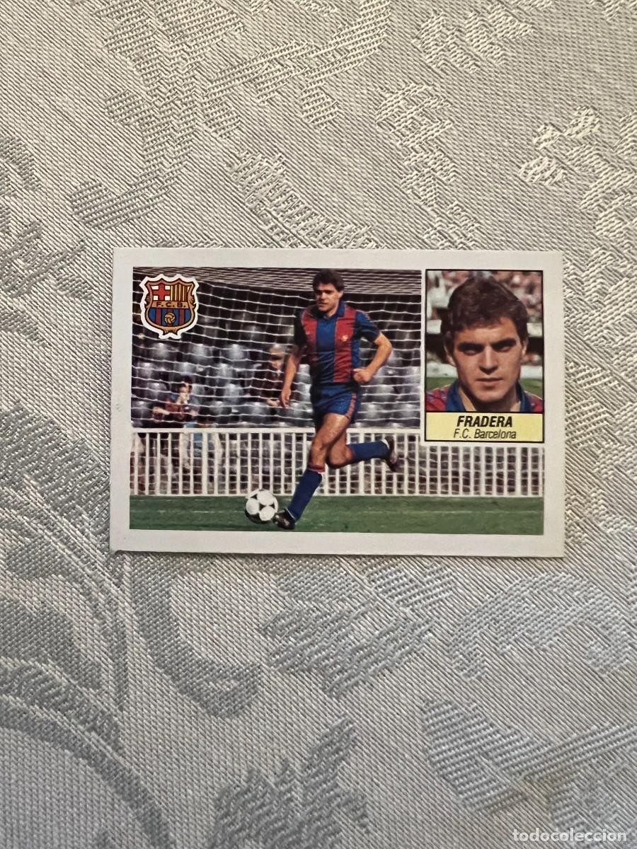 Cromos de F&uacute;tbol: FRADERA F. C. BARCELONA FICHAJE 33 LIGA ESTE 1984/85 84 85