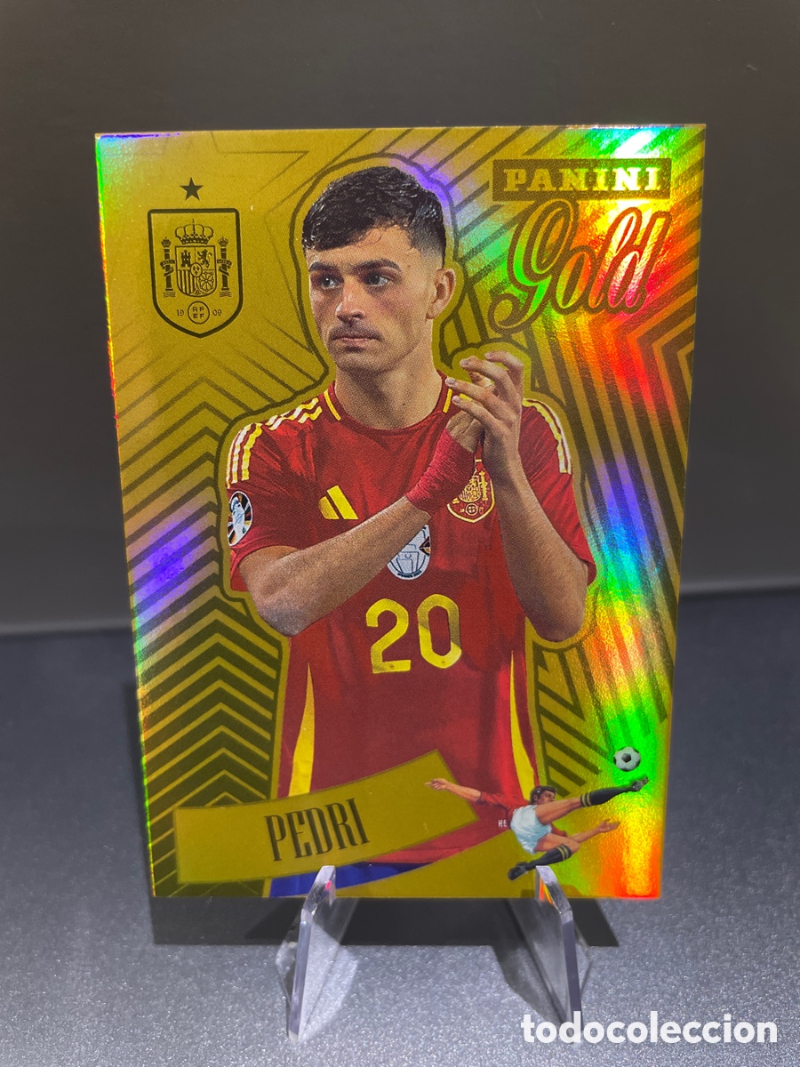 Cromos de Futebol: Pedri Gold Metronomo Panini Tribute Seleccion Espa&ntilde;ola 2010-2026 Vamos Campeones