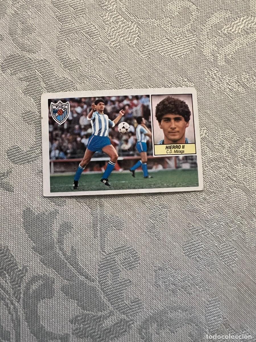 Cromos de Futebol: HIERRO II C. D MALAGA COLOCA SIN PEGAR LIGA ESTE 1984/85 84 85