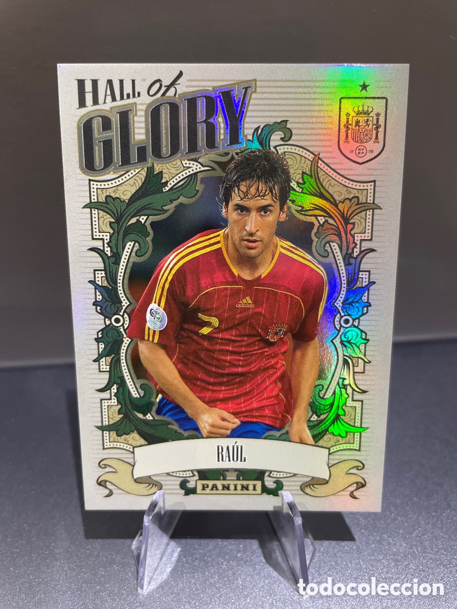 Figurine di Calcio: Raul HG16 Hall Of Glory Implacable Panini Tribute Seleccion Espa&ntilde;ola 2010-2026 Vamos Campeones