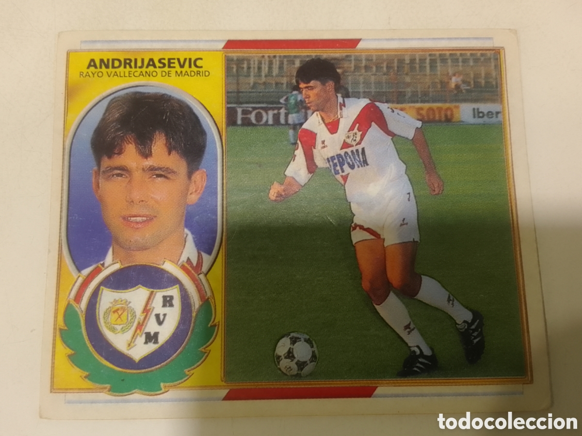 Cromos de Futebol: Colecciones Este 96-97 Andrijasevic &bull; Rayo Vallecano.