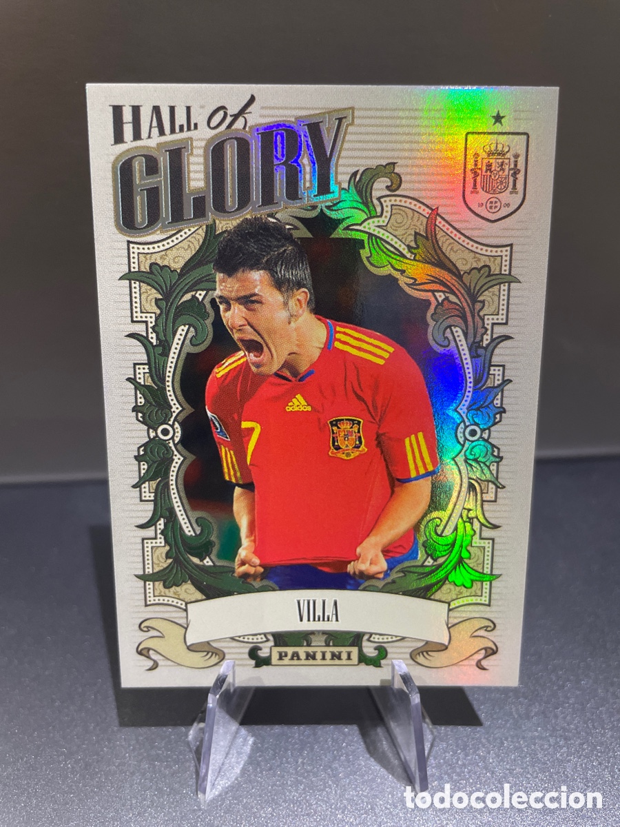 Cromos de F&uacute;tbol: Villa HG20 Letal Hall Of Glory Panini Tribute Seleccion Espa&ntilde;ola 2010-2026 Vamos Campeones