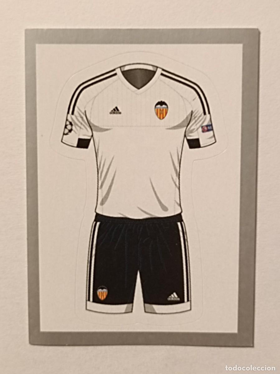 Cromos de F&uacute;tbol: #515 UNIFORME (VALENCIA) UEFA CHAMPIONS LEAGUE 2015/2016 TOPPS