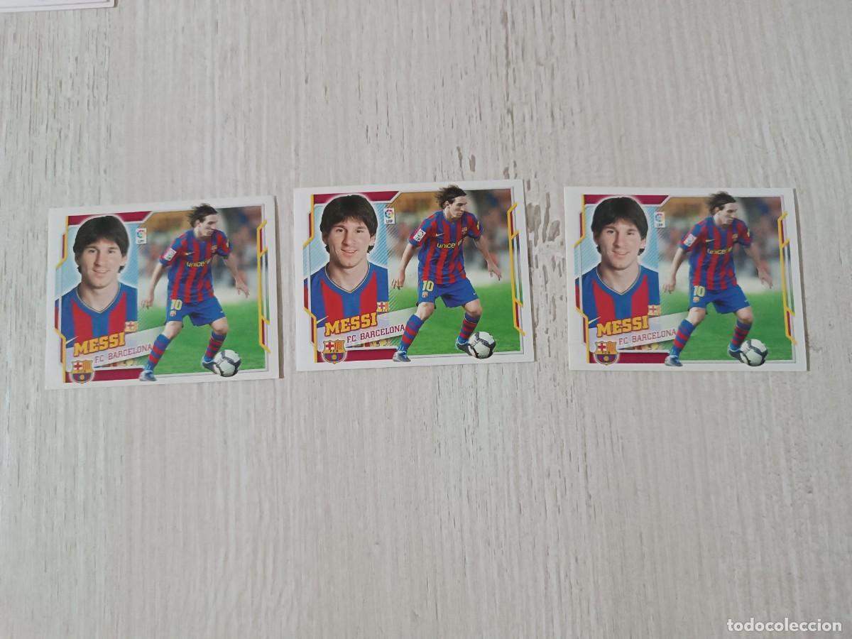 Cromos de F&uacute;tbol: LOTE 3 MESSI LIGA ESTE 10 11