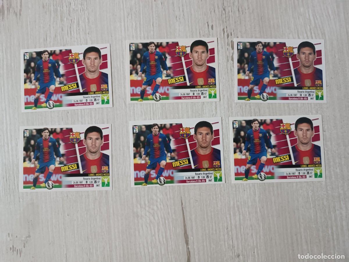 Cromos de F&uacute;tbol: LOTE 6 MESSI LIGA ESTE 13 14