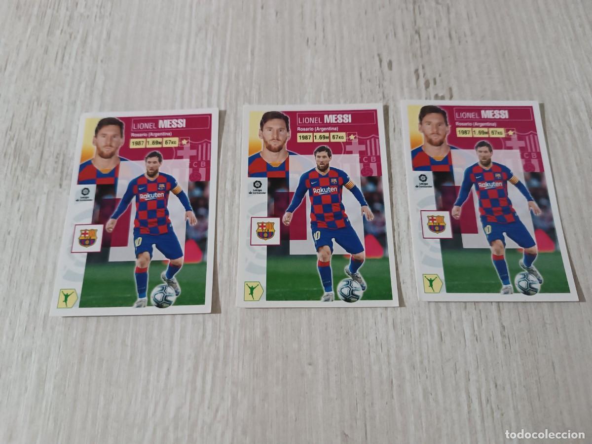 Cromos de F&uacute;tbol: LOTE 3 MESSI LIGA ESTE 20 21
