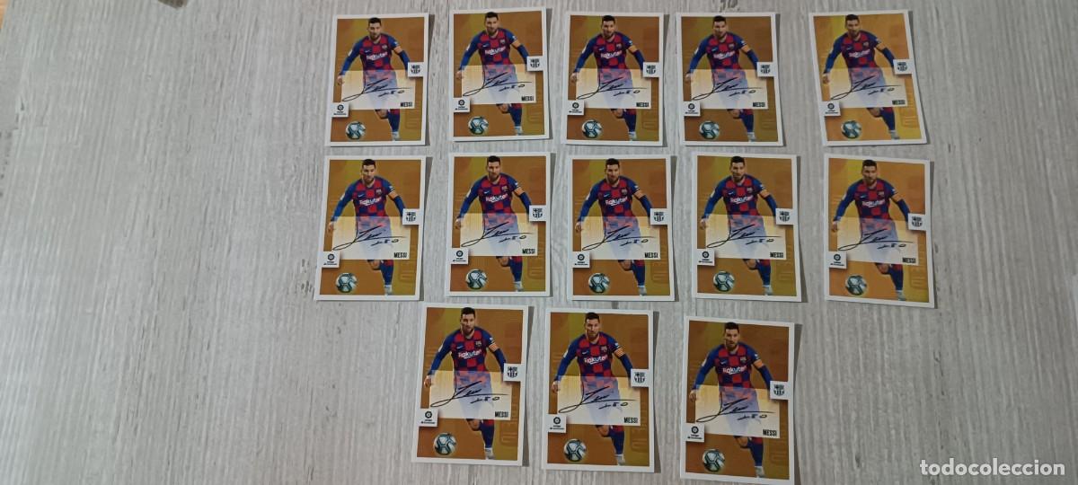 Cromos de F&uacute;tbol: LOTE 13 MESSI SERIE 10 LIGA ESTE 20 21