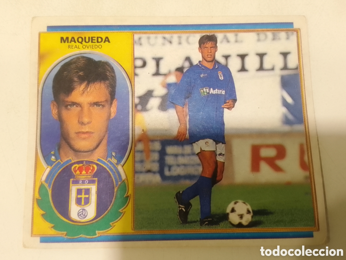 Cromos de F&uacute;tbol: Colecciones Este 96-97 Maqueda &bull; Oviedo.