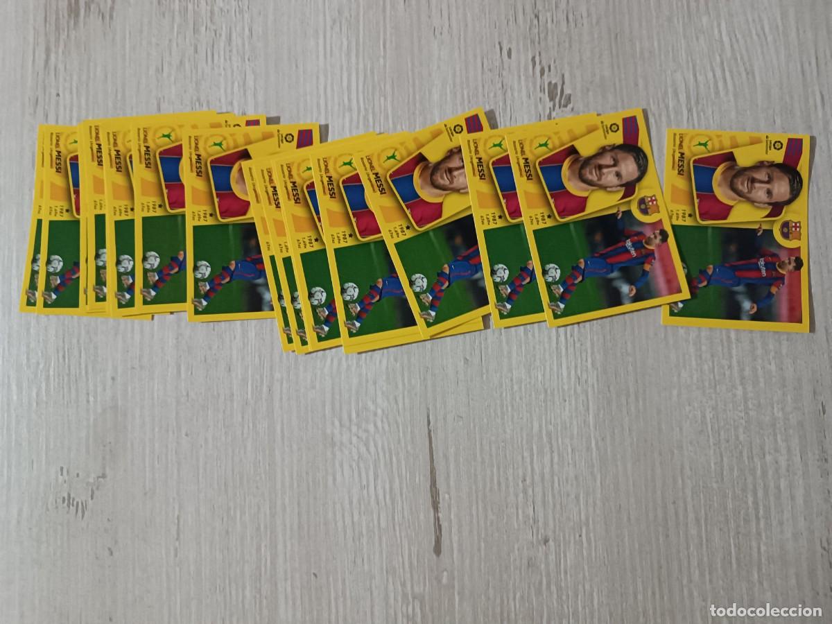 Cromos de F&uacute;tbol: LOTE 18 MESSI LIGA ESTE 21 22