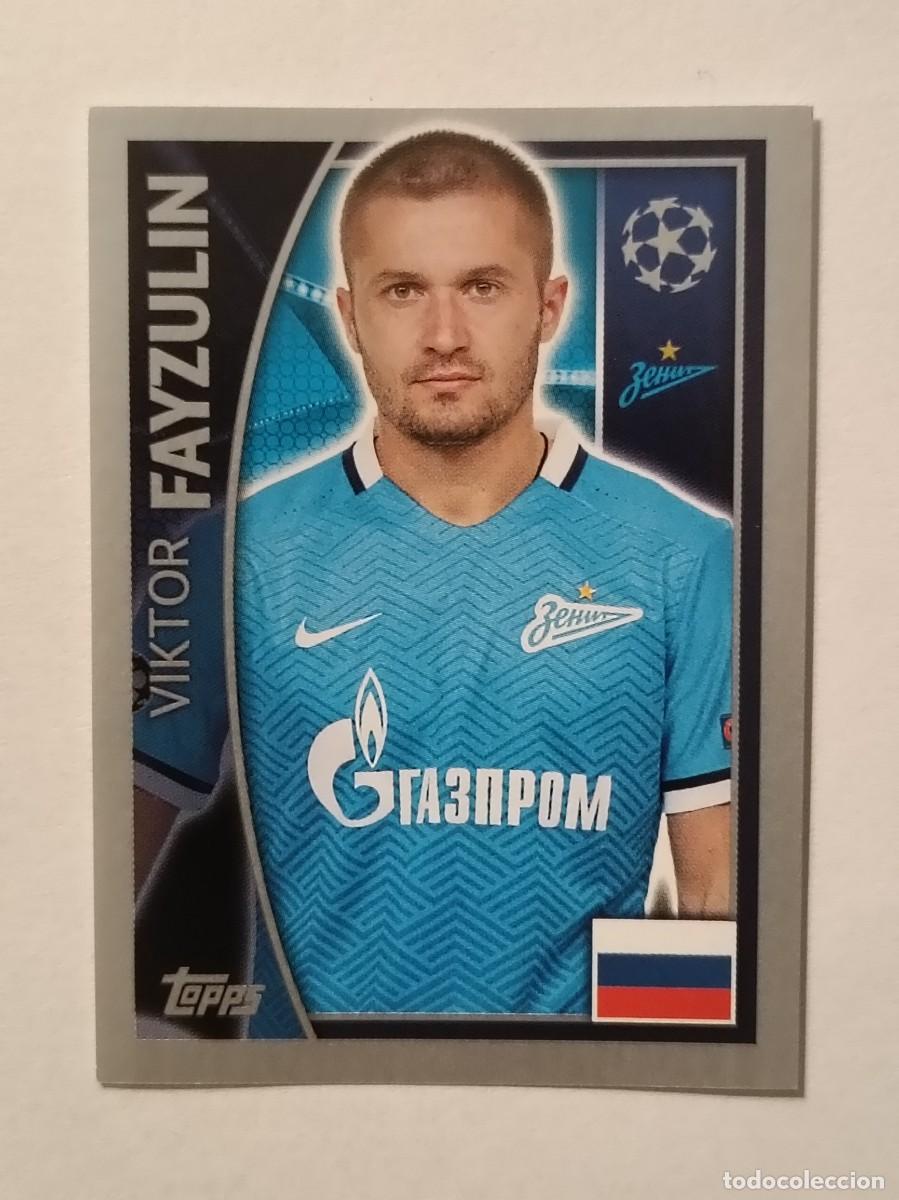 Football Stickers: #528 FAYZULIN (ZENIT) UEFA CHAMPIONS LEAGUE 2015/2016 TOPPS