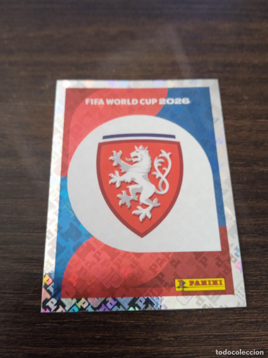 Football Stickers: Cromo Mundial Futbol 2026 Panini canada usa Mexico Republica checa Escudo CZE 1