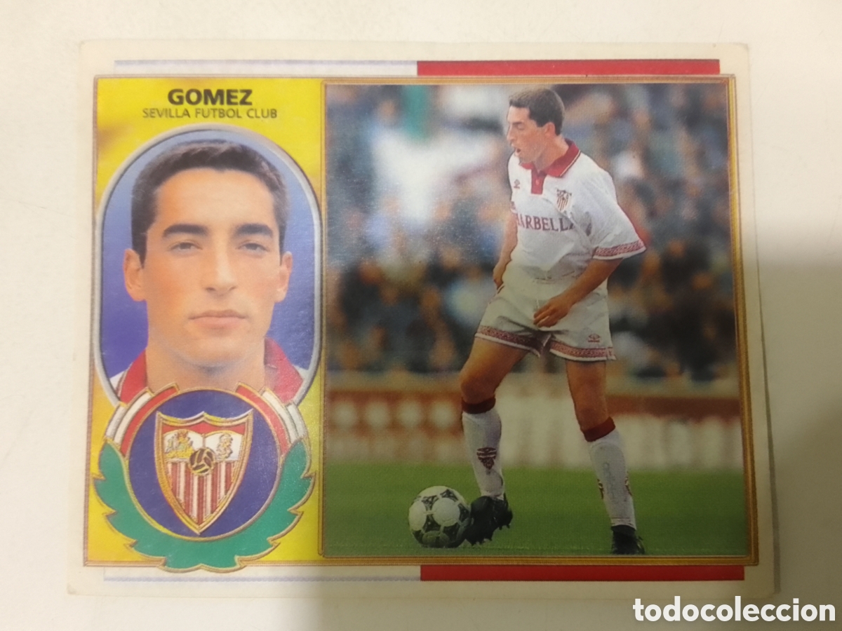 Football Stickers: Colecciones Este 96-97 G&oacute;mez &bull; Sevilla.