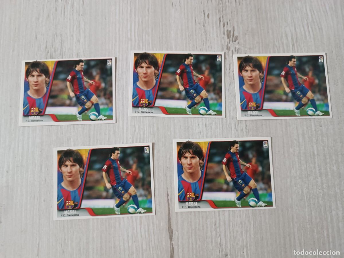 Cromos de F&uacute;tbol: LOTE 5 MESSI EDICION ESTADIO 2007