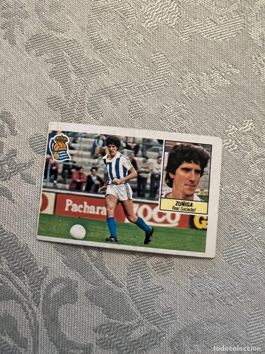Cromos de F&uacute;tbol: ZU&Ntilde;IGA REAL SOCIEDAD FICHAJE 8 SIN PEGAR LIGA ESTE 1984/85 84 85