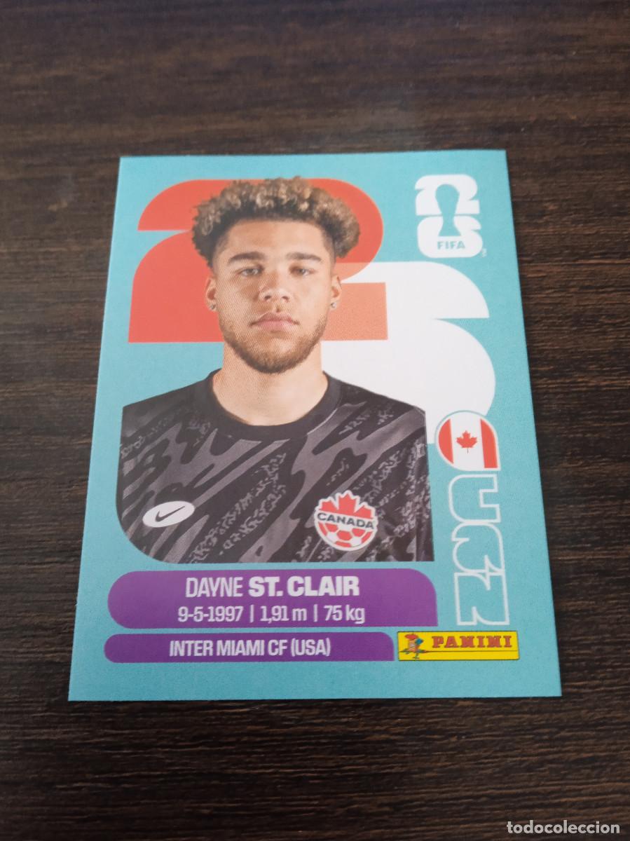 Cromos de F&uacute;tbol: Cromo Mundial Futbol 2026 Panini canada usa Mexico Canada Dayne St Clair CAN 2
