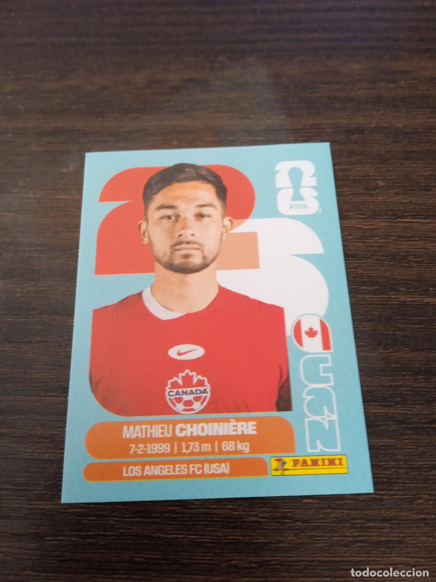 Cromos de F&uacute;tbol: Cromo Mundial Futbol 2026 Panini canada usa Mexico Canada Mathieu Choiniere CAN 15