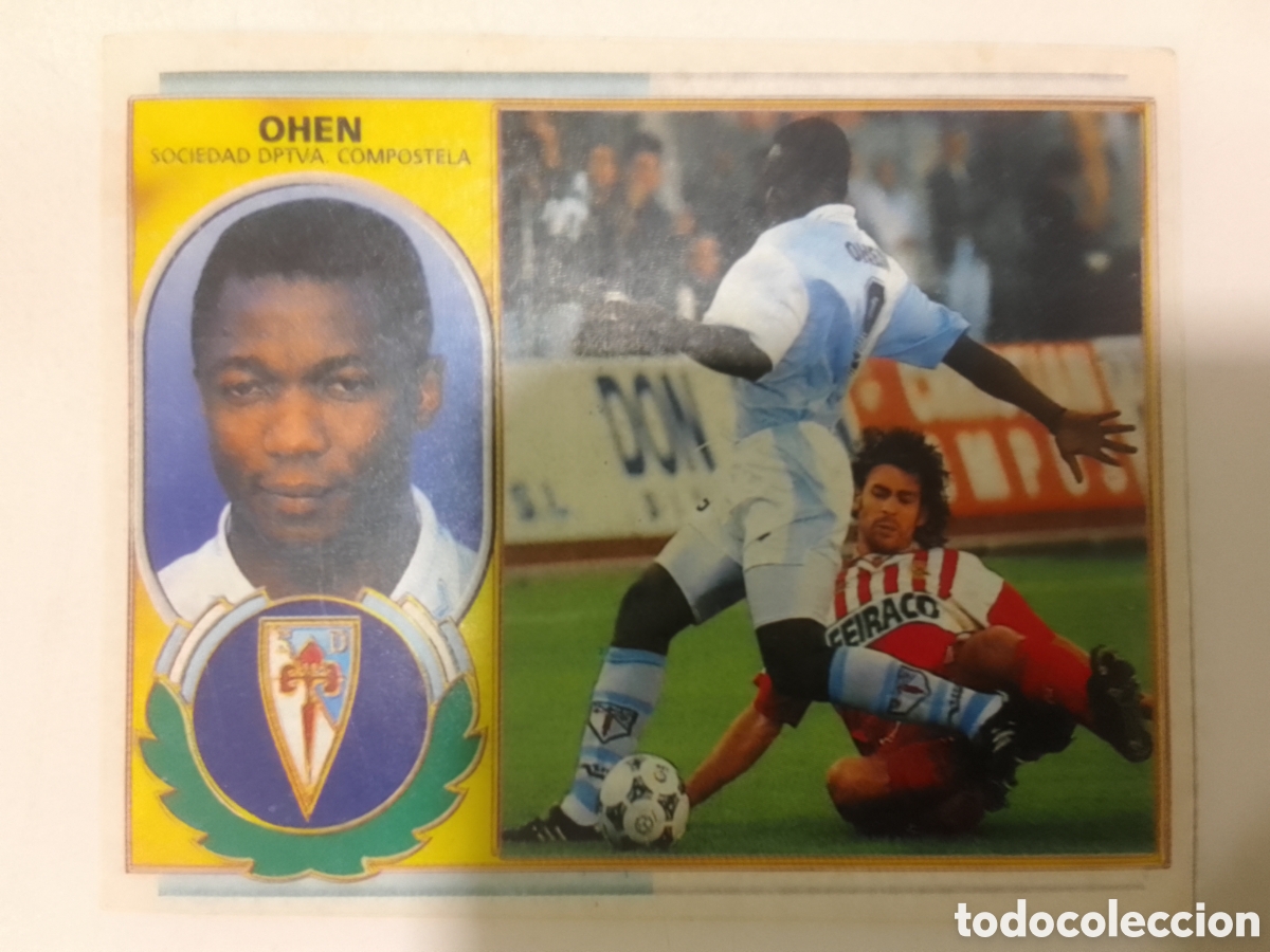 Cromos de F&uacute;tbol: Colecciones Este 96-97 Ohen &bull; Compostela.
