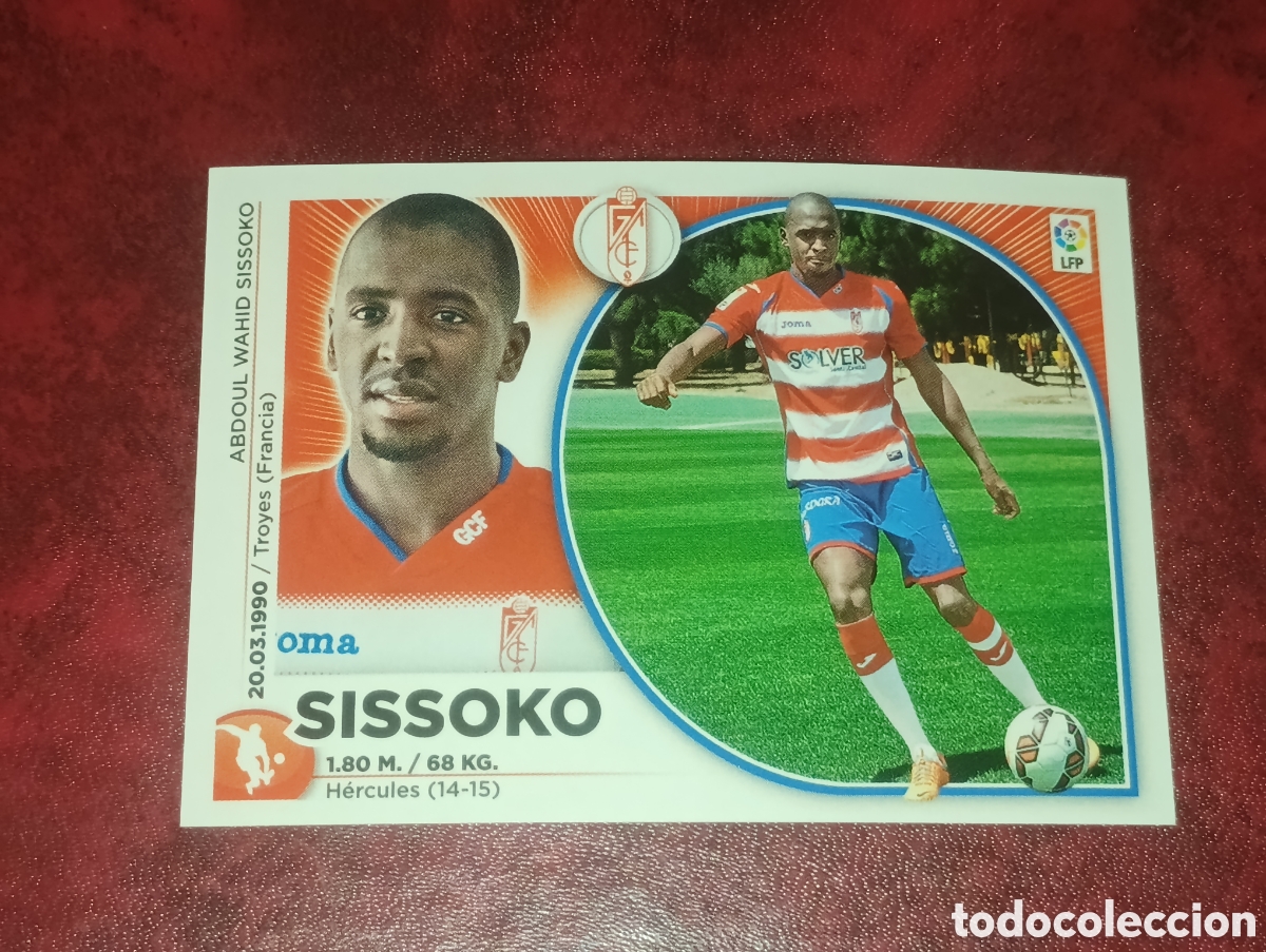 Cromos de F&uacute;tbol: ESTE 2014 2015 PANINI N&ordm; 8 SISSOKO (GRANADA) - CROMO FUTBOL LIGA 14 15