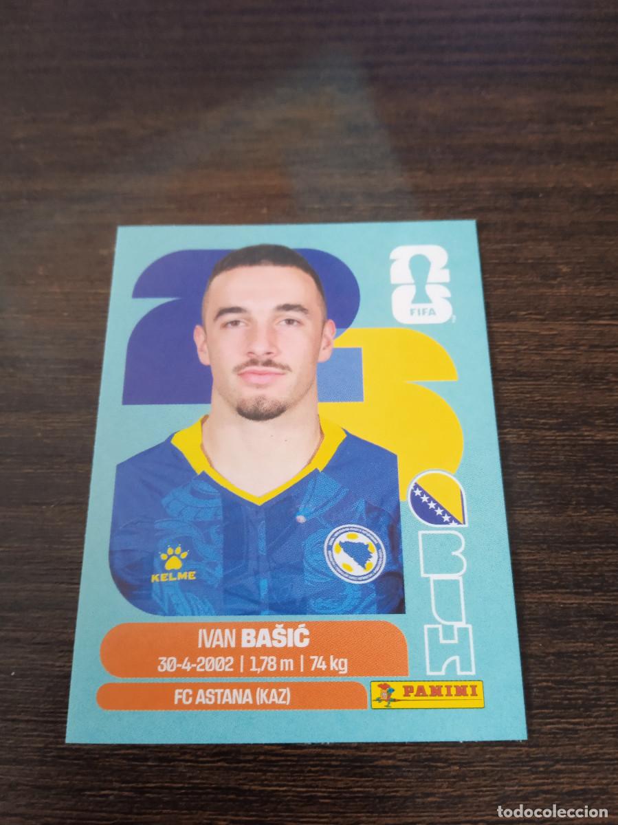 Cromos de F&uacute;tbol: Cromo Mundial Futbol 2026 Panini canada usa Mexico Bosnia Ivan Basic BIH 12