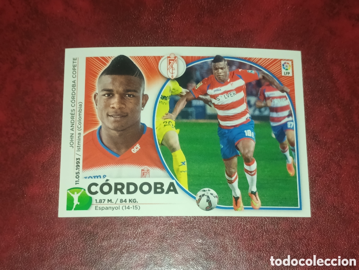 Figurine di Calcio: LIGA ESTE 2014 2015 14 15 . PANINI . C&Oacute;RDOBA N&ordm; 47 ULTIMOS FICHAJES GRANADA