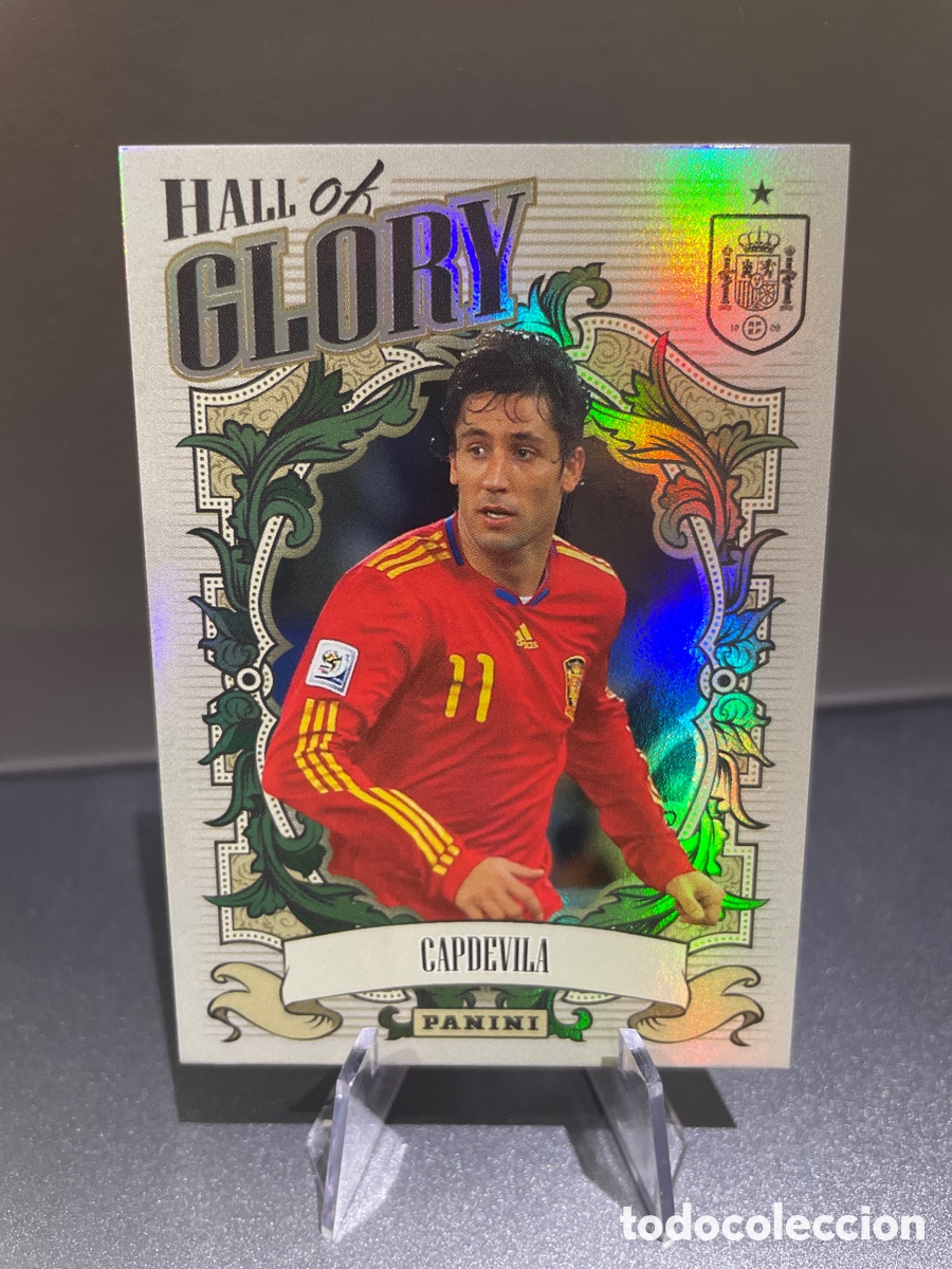 Cromos de F&uacute;tbol: Capdevila HG3 Bestial Hall Of Glory Panini Tribute Seleccion Espa&ntilde;ola 2010-2026 Vamos Campeones