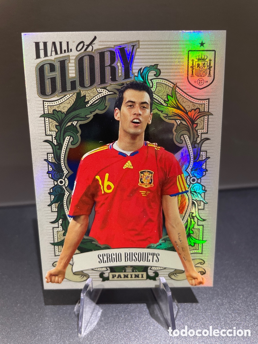 Cromos de F&uacute;tbol: Busquets HG18 Comandante Hall Of Glory Panini Tribute Seleccion Espa&ntilde;ola 2010-2026 Vamos Campeones