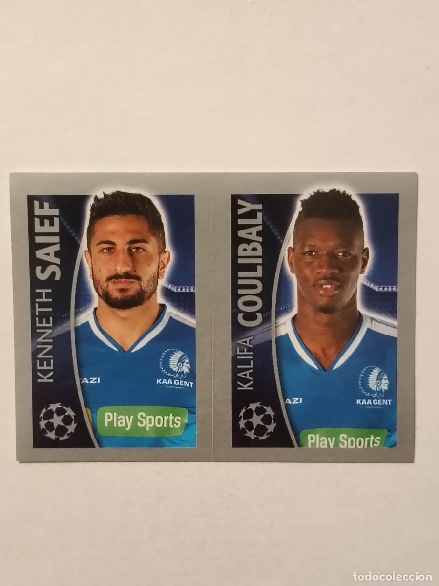 Cromos de F&uacute;tbol: #550 SAIEF-COULIBALY (GENT) UEFA CHAMPIONS LEAGUE 2015/2016 TOPPS