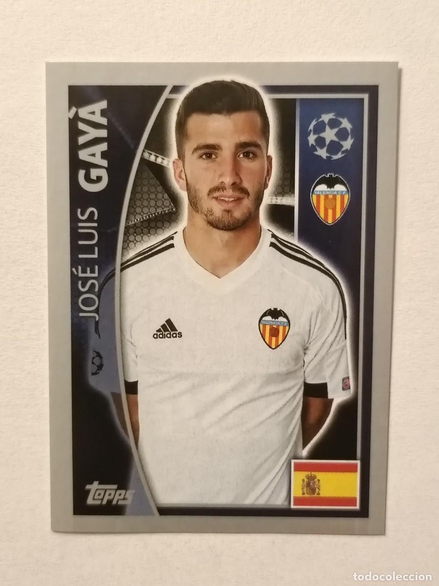 Cromos de F&uacute;tbol: #554 GAYA (VALENCIA) UEFA CHAMPIONS LEAGUE 2015/2016 TOPPS