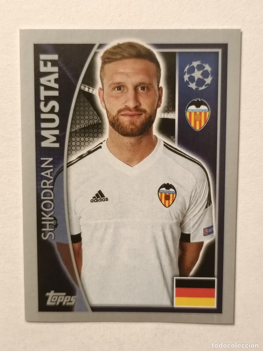 Cromos de F&uacute;tbol: #555 MUSTAFI (VALENCIA) UEFA CHAMPIONS LEAGUE 2015/2016 TOPPS