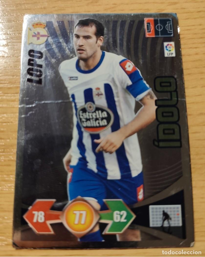 Cromos de F&uacute;tbol: CARD FOOTBALL LOPO RC DEPORTIVO CORU&Ntilde;A FICHA IDOLO ADRENALYN XL BBVA 09/10 PANINI 2009/2010